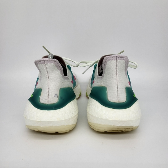 adidas Ultra Boost 21 White Tint Rose Women's Running Shoes Size 11 - Picture 6 of 8